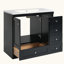 Meuble-lavabo autoportant de style shaker avec lavabo-2082430746