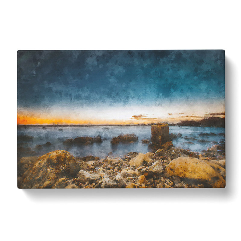 Ocean View - Wrapped Canvas Print, 50cm H x 76cm W x 3cm D