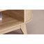 46.45" Oval Shaped Coffee Table With Storage, Fluted Accent Table For Living Room-1185044844