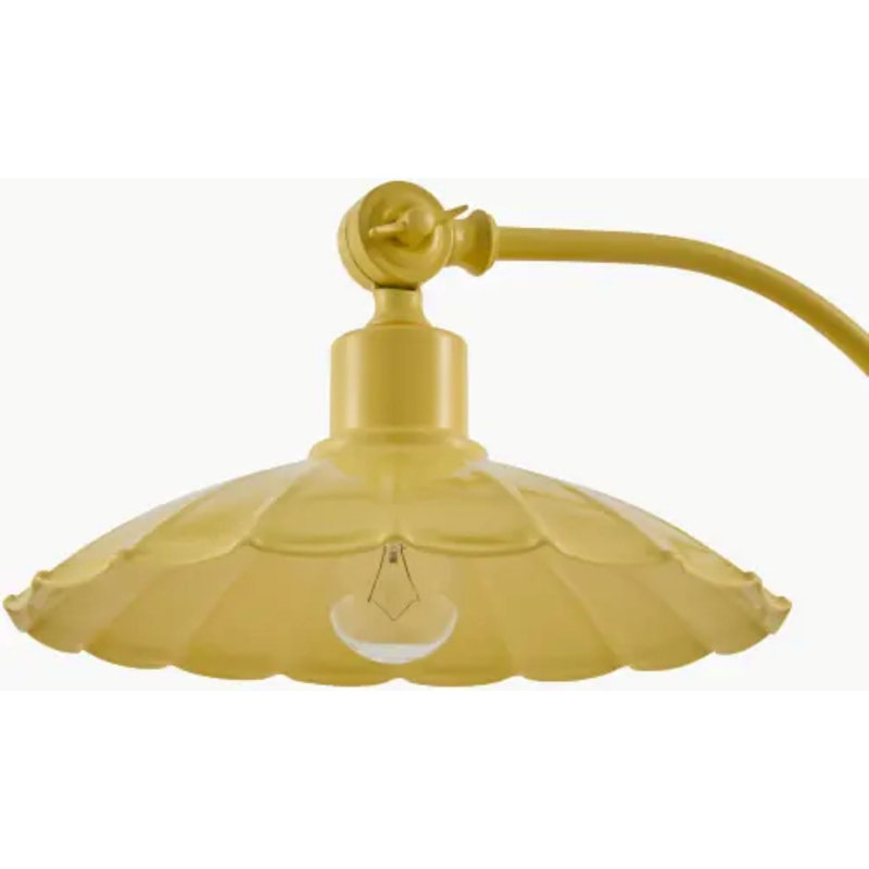 Lampe de table Pavona, Jaune, Jaune