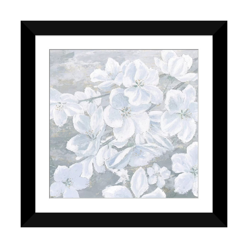 «Grand Array I» par James Wiens - Estampe numérique sur toile tendue avec châssis, H 16 po x l 16 po x P 1 po, Blanc