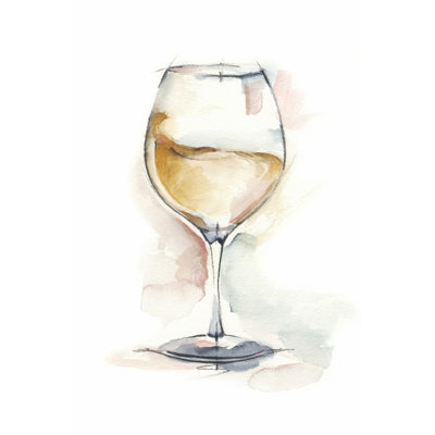 Wine Glass Study II by Ethan Harper - Wrapped Canvas Art Prints