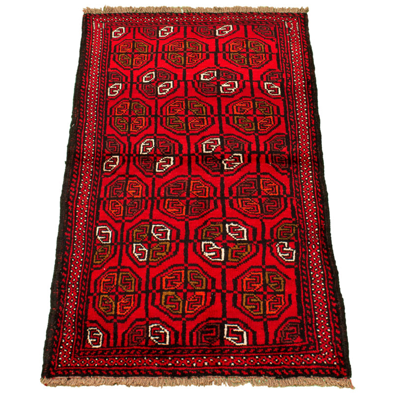 Tapis décoratif en laine de conception unique noué à la main New Age 3 pi 5 po x 5 pi 9 po BIGBEE