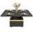 47.24”Modern Lift Top Coffee Table with 4 Stools,Extendable Center Table for Living Room,Dining Room,Office