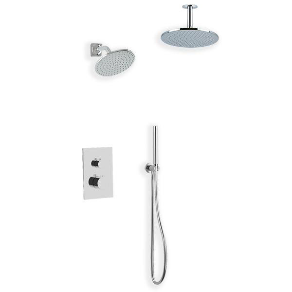 Otella Complete Shower System, Chrome