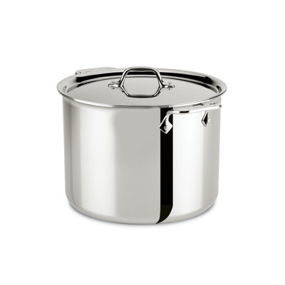 Marmite compacte en acier inoxydable avec couvercle All-Clad D3
