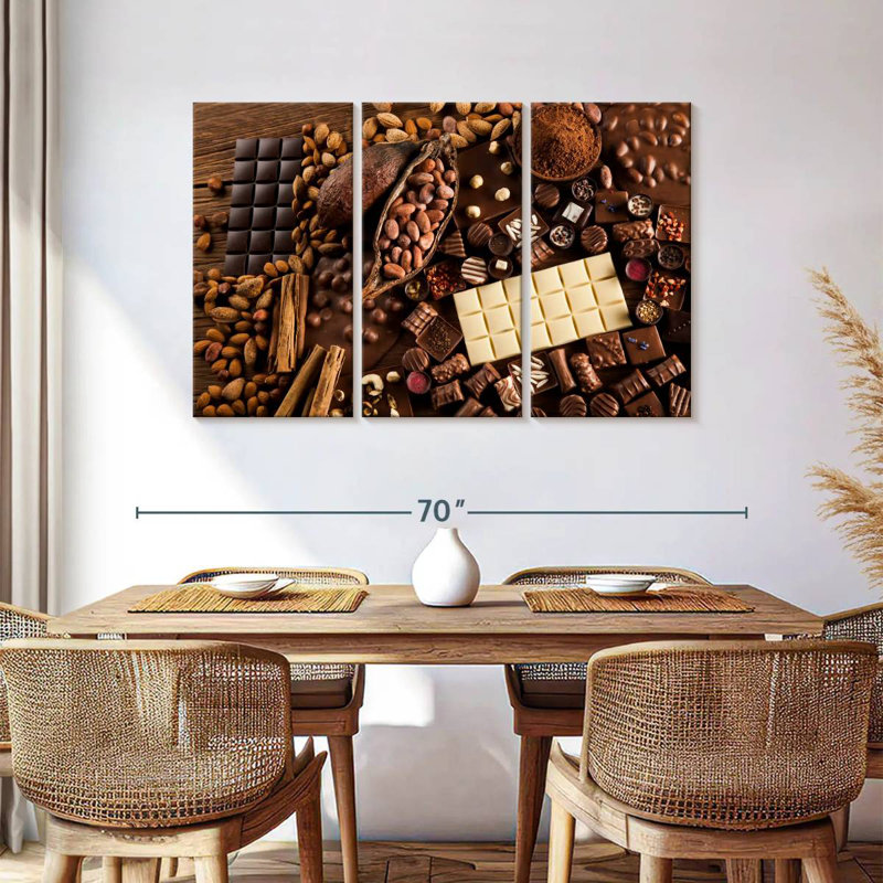 Yarlin Chocolate Bliss, 36" H x 57" W