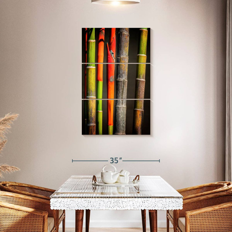 Harnek Bamboo Stems, 45" H x 28" W