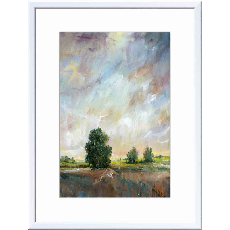 Amber Glow I by Timothy O' Toole, 30"H x 30"W, White
