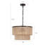 Lustre tambour en corde tissée à la main à 3 lumières 18 po-170266528-195960451