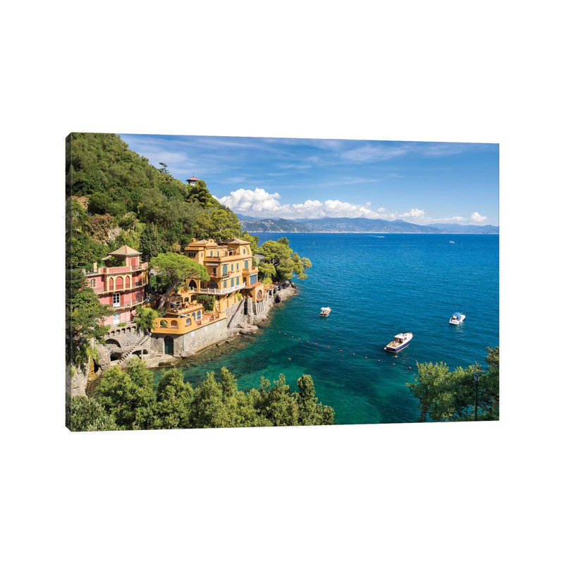 Baia Cannone Near Portofino, Liguria, Italy by Jan Becke - Wrapped Canvas Print, 101.6 cm H x 66.04 cm W x 3.175 cm D