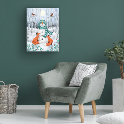Art sur toile «ologia bolognaise et renard en bois »