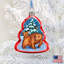 Keepsake Grizzly Glass Ornament