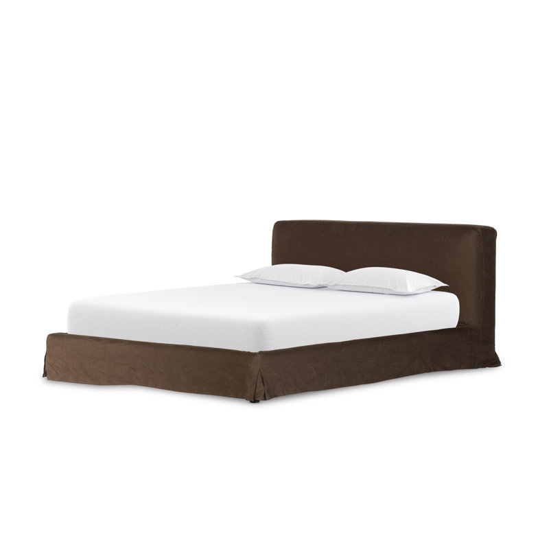 Aidan Upholstered Bed, Brussels Coffee, King