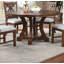 Table de salle à manger en chêne couleur chêne 1pc