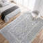 Tapis gris / ivoire noué à la main de haute qualité-70215590