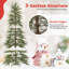  Sapin de Noël artificiel articulé 7,5 pi avec 725 pi de branches-51940621