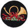 Encratis Hand Hooked Wool Pile Floral Rug in Black