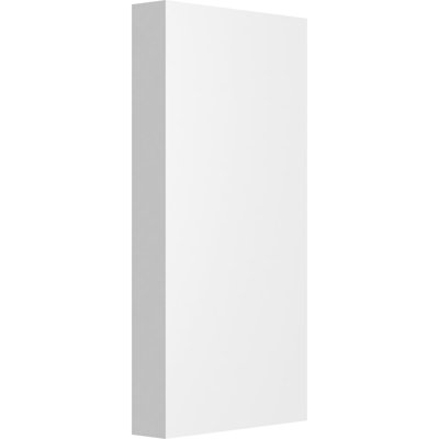 4 1/2"W x 9"H x 1"P Standard Foster Plinth Block with Square Edge