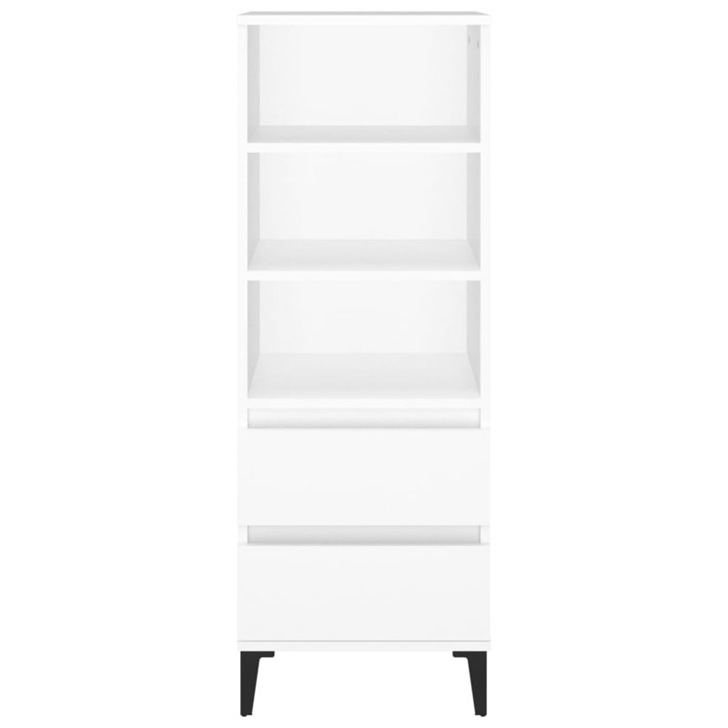 Kihana 40cm Sideboard, White/Black