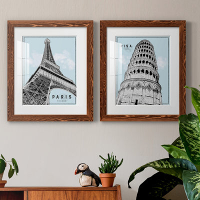 Mid Modern Paris - ensemble de 2 impressions