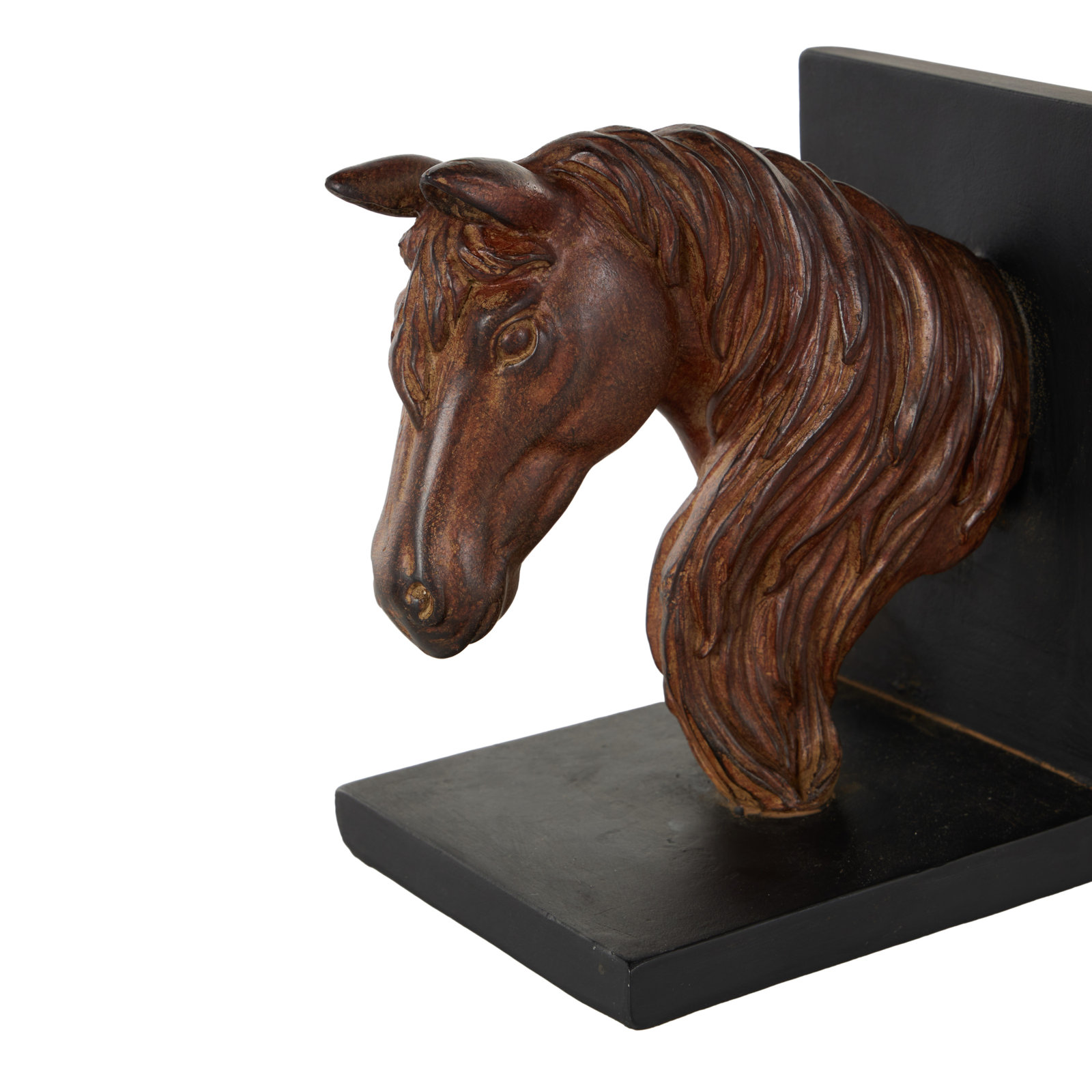 Resin Horse Bookends
