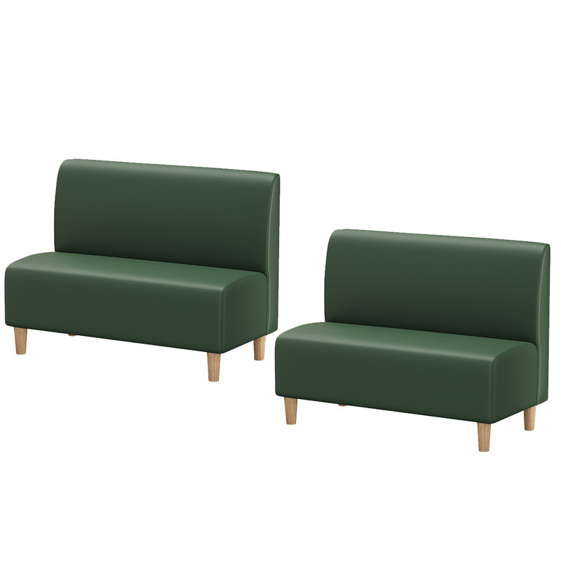 Banc rembourré en similicuir Mikkala