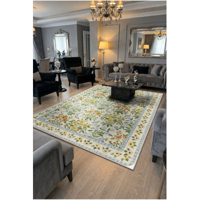 Tapis tissé à la crème Mosso