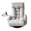 Fauteuil ergonomique réglable en gris, rotatif à 360 °, structure en métal, siège souple pour un moment de détente, degré de gris rotatif avec réglages, détente et plaisir-130794363