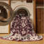 Tapis brun lavable à la machine