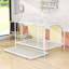 Lit superposé double au-dessus de double avec lit gigogne simple-1162892186