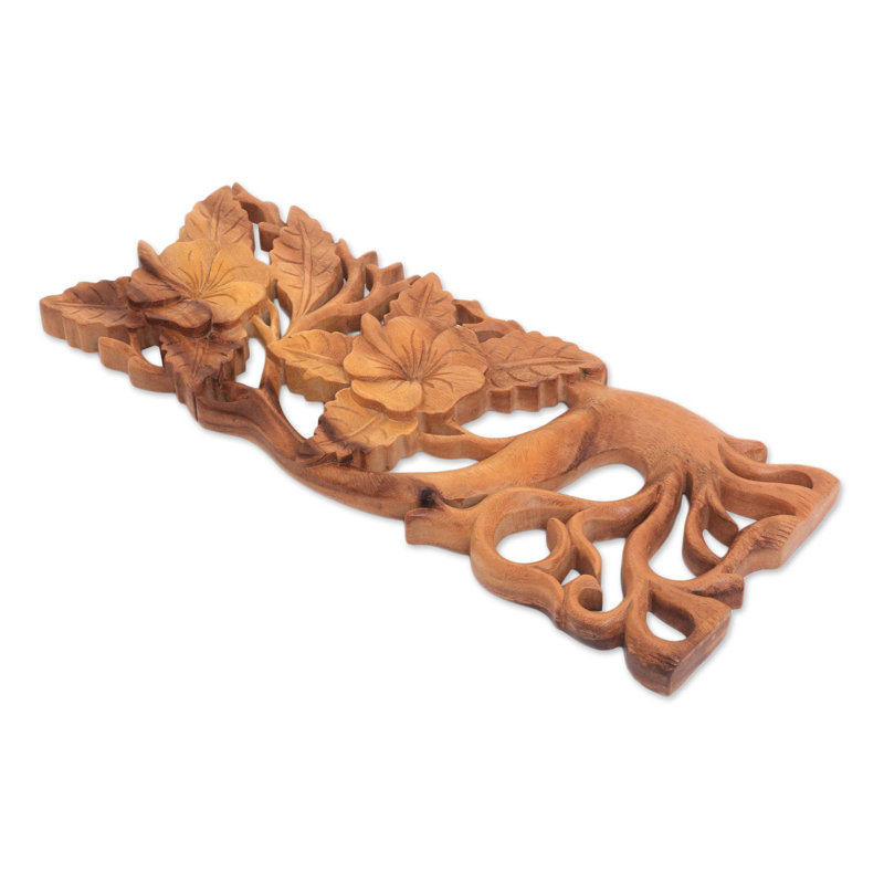 Handmade Traditional Wall Decor on Solid Wood