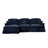 Sofalyn 3-Piece Chenille Modular Sectional Sofa Couch With Flared Arms And Removable Skirts-1350010474