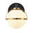 1-Dimmable white glass wall lamp
