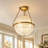 Neven Glass Semi Flush Mount-1597651046