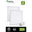 Éclairage à DEL à panneau plat avec pile de secours E2 Lighting | Paquet de 2 | 2 pi x 2 pi | 15 W / 20 W / 25 W / 30 W / 40 W sélectionnable | Intensité 0-10V | 5CCT réglables (ensemble de 2) E2-BPL-2X2-15 / 20/25/30 / 40W-35/40/50/57 / 60K-E-2p