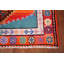 Tapis turc Anatolian orange fait à la main 3 x 13