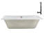 60'' x 32'' Drop-In Soaking Acrylic Bathtub-97545309