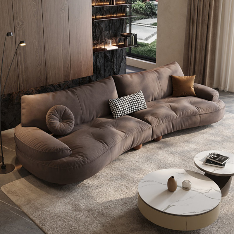 Canapé Creative Brown, H 31,89 po x l 122,05 po x P 42,13 po