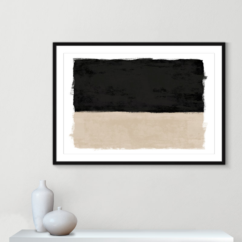 Clair de lune I - Version paysage par Natalie Carpentieri, L 41,5 po x H 29,5 po, Imprimé mat, Noir satiné