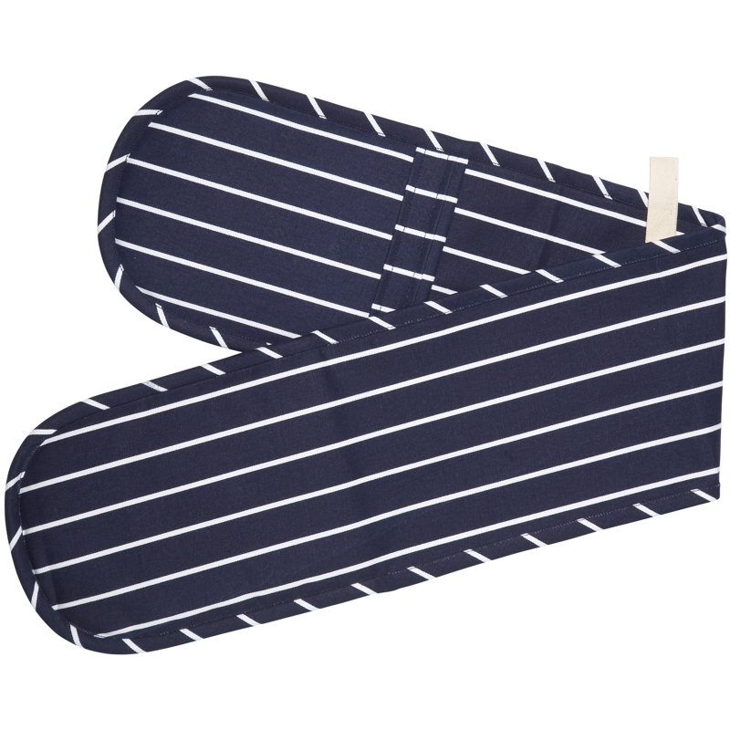 KitchenCraft Butchers Stripe Striped Oven Mitt