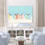 Coloraama Cabana, Beach Cabana's, sur sarcelle, sur cyan, bleu, rouge, vert, voiliers, jaune, côtier, océan-789826598