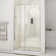 Unidoor 47" W x 72" H Hinged Frameless Shower Door with Clearmax™ Technology