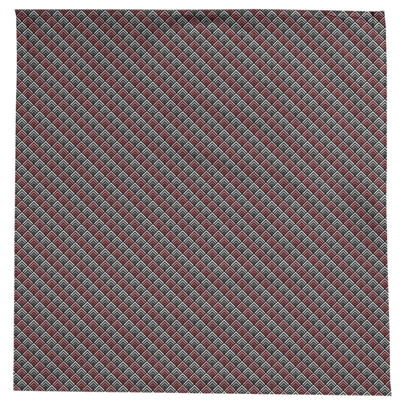 Nappe géométrique Avicia, Rouge / Mauve