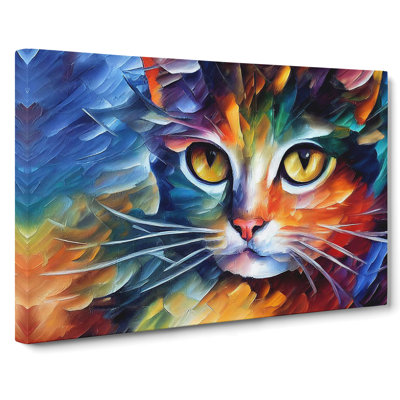 Cat Vol.2 Abstract - Wrapped Canvas