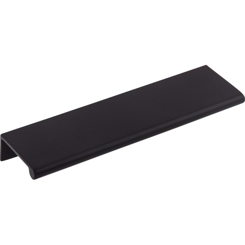 Europa Finger pull, Flat Black, 5" Center to Center