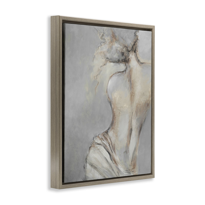 Art traditionnel sur toile flottante encadrée, portrait traditionnel baroque brun par Liz Jardine, H 21 po x l 17 po