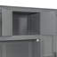 Twin Size, Gray, Bed, Desk, Drawers, Space, Compact Homes, Construction, Flexible Use Gray Wall Bed With Cabinet And Wardrobe - Perfect For Small Apartments, Ample Storage, Design