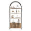 181.6cm H x 80cm W Iron Standard Bookcase
