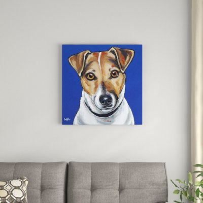« jack olivier buster », peinture sur toile tendue Hippie Hound Studios